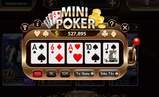 Mẹo Nổ Hũ Mini Poker: Chiến Thuật Thắng Lớn Trong Game Đổi Thưởng