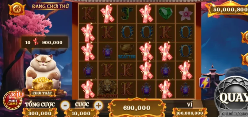 Trải Nghiệm Game Bài Đổi Thưởng Slot Mèo Tài Lộc Mới Ra Mắt